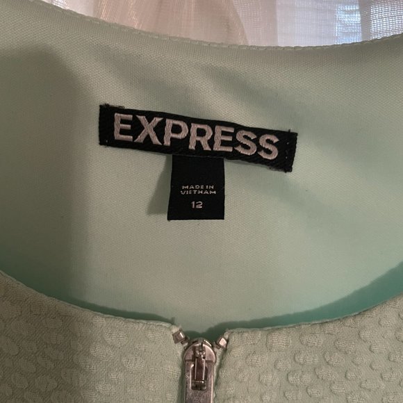 Express Mint Green A-line Dress Size 12 - Picture 6 of 6